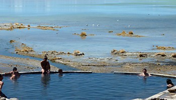 Polques Hot Springs Salar de Uyuni Bolivia