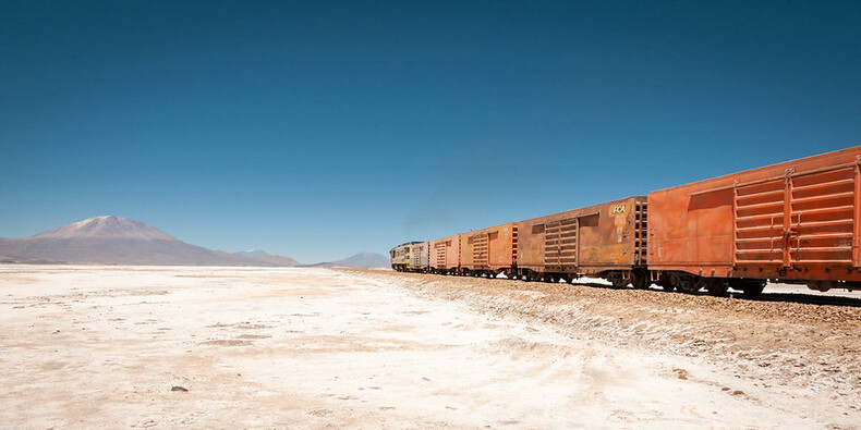 Roteiro no Salar de Uyuni - trem